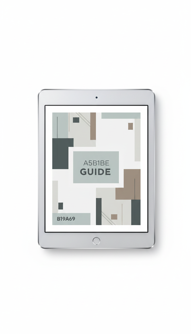 Digital Guide PDF on Tablet
